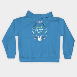 Have a very hoppy Easter! Kids Hoodie